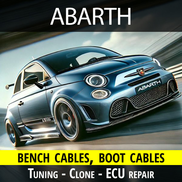 Abarth bench cables for tuning - cloning - ECU repair % abarth-bench-cable