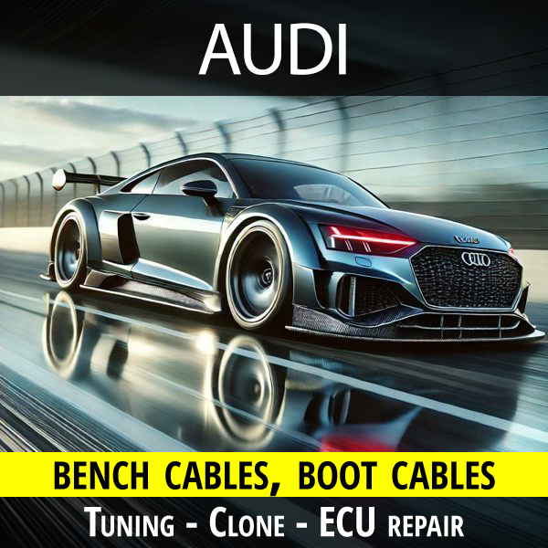Audi bench cables for tuning - cloning - ECU repair % audi-bench-cable
