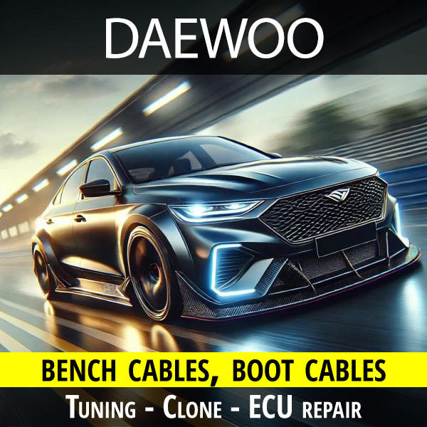 Daewoo bench cables for tuning - cloning - ECU repair % daewoo-bench-cable