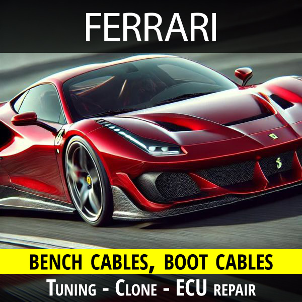Ferrari bench cables for tuning - cloning - ECU repair % ferrari-bench-cable