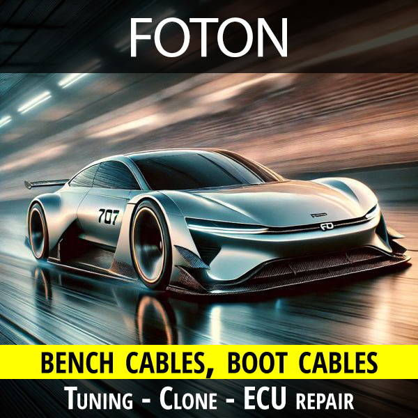 Foton bench cables for tuning - cloning - ECU repair % foton-bench-cable