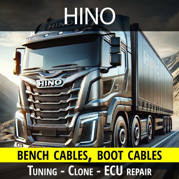 Hino bench cables for tuning - cloning - ECU repair % hino-bench-cable