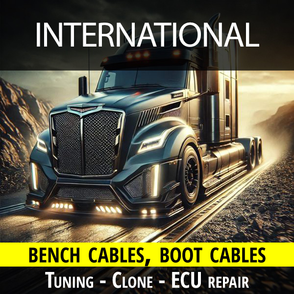International bench cables for tuning - cloning - ECU repair % international-bench-cable