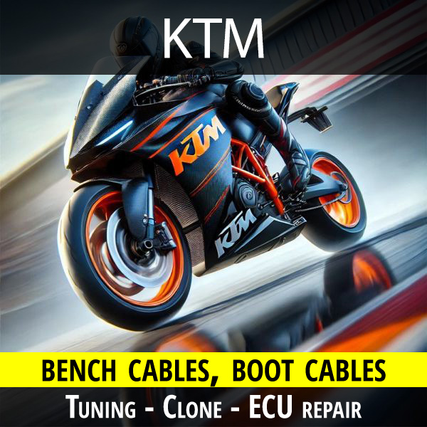KTM bench cables for tuning - cloning - ECU repair % ktm-bench-cable