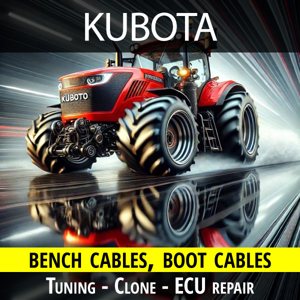 Kubota bench cables for tuning - cloning - ECU repair % kubota-bench-cable