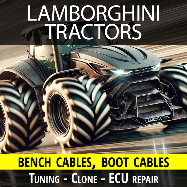 Lamborghini Tractors bench cables for tuning - cloning - ECU repair % lamborghini-tractors-bench-cable