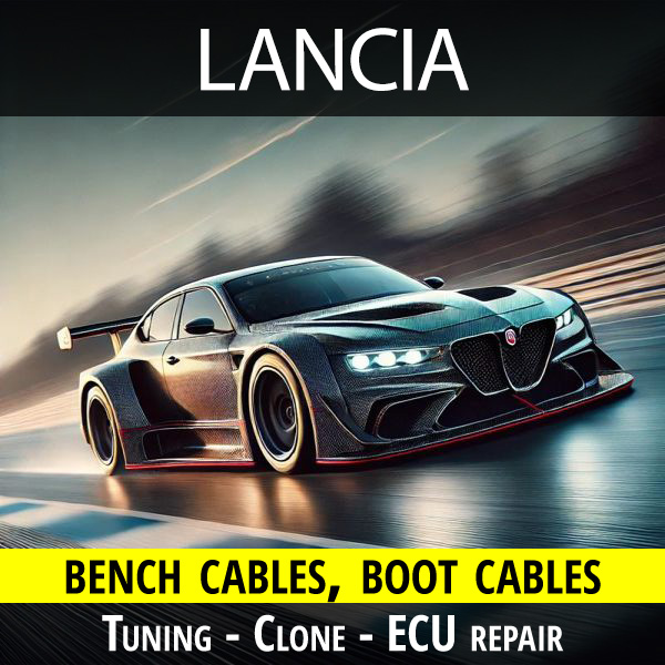 Lancia bench cables for tuning - cloning - ECU repair % lancia-bench-cable