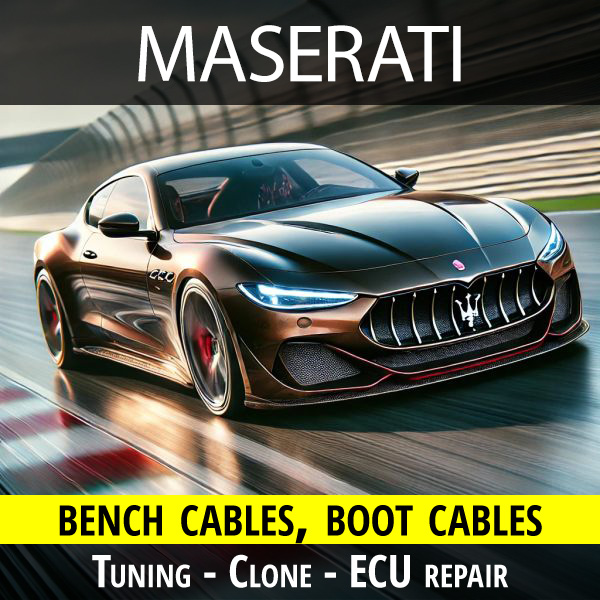 Maserati bench cables for tuning - cloning - ECU repair % maserati-bench-cable