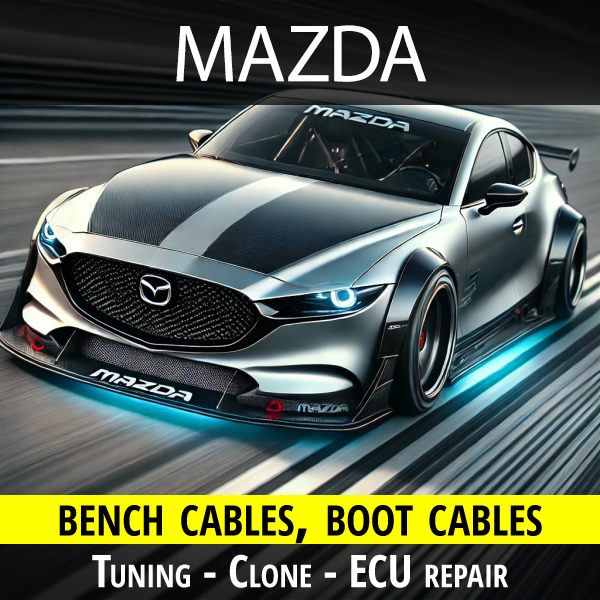 Mazda bench cables for tuning - cloning - ECU repair % mazda-bench-cable