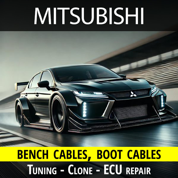 Mitsubishi bench cables for tuning - cloning - ECU repair % mitsubishi-bench-cable