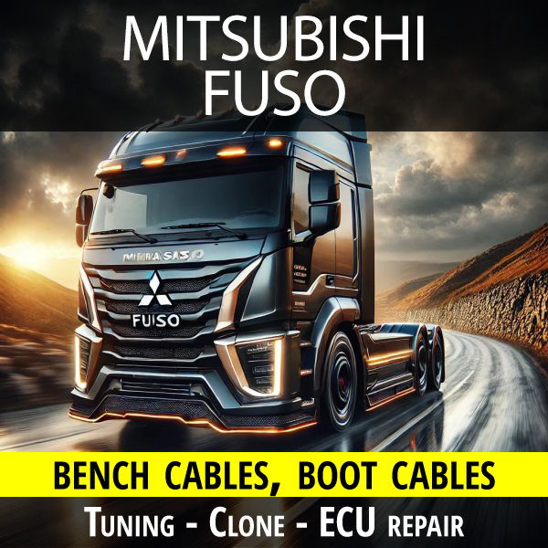 Mitsubishi Fuso bench cables for tuning - cloning - ECU repair % mitsubishi-fuso-bench-cable