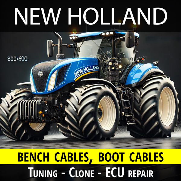 New Holland bench cables for tuning - cloning - ECU repair % new-holland-bench-cable