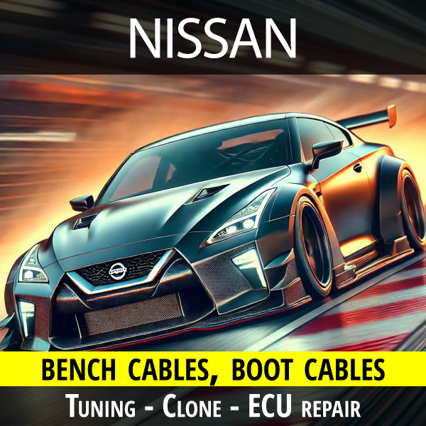 Nissan bench cables for tuning - cloning - ECU repair % nissan-bench-cable