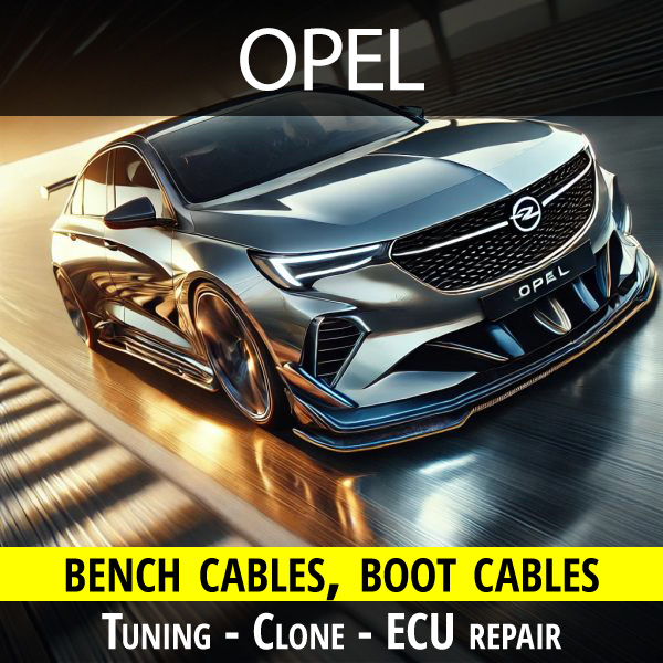 Opel bench cables for tuning - cloning - ECU repair % opel-bench-cable