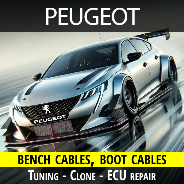 Peugeot bench cables for tuning - cloning - ECU repair % peugeot-bench-cable