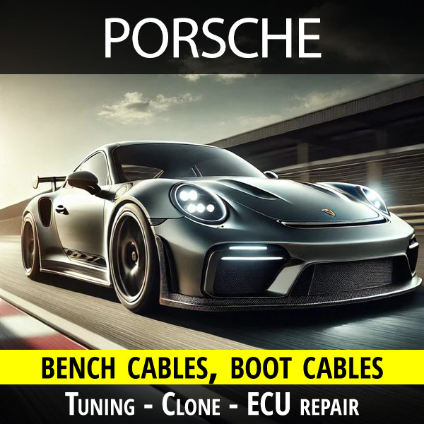 Porsche bench cables for tuning - cloning - ECU repair % porsche-bench-cable