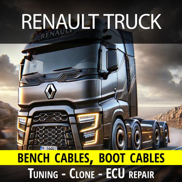 Renault Truck bench cables for tuning - cloning - ECU repair % renault-truck-bench-cable