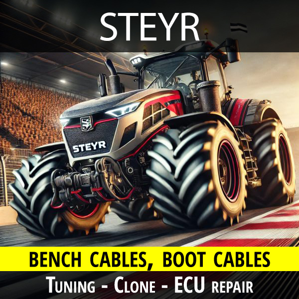 Steyr bench cables for tuning - cloning - ECU repair % steyr-bench-cable