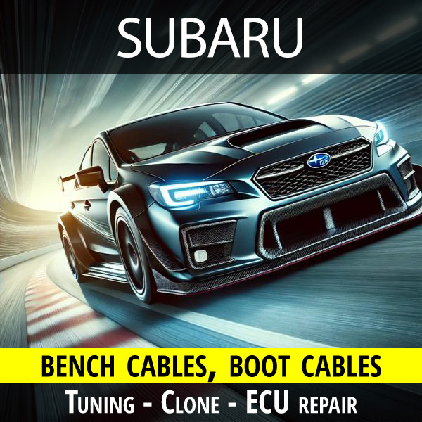 Subaru bench cables for tuning - cloning - ECU repair % subaru-bench-cable