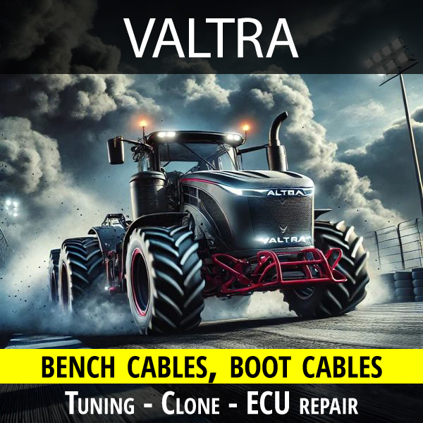 Valtra bench cables for tuning - cloning - ECU repair % valtra-bench-cable