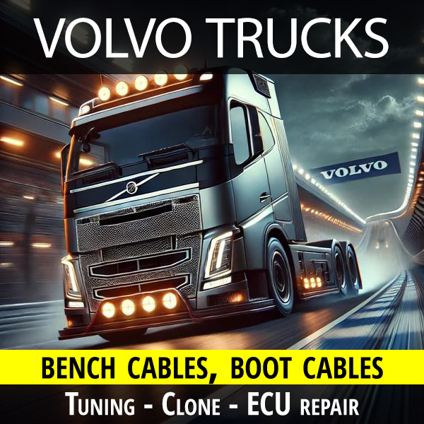 Volvo Trucks bench cables for tuning - cloning - ECU repair % volvo-truck-bench-cable