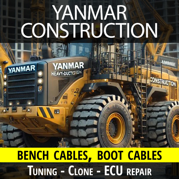 Yanmar Construction bench cables for tuning - cloning - ECU repair % yanmar-construction-bench-cable
